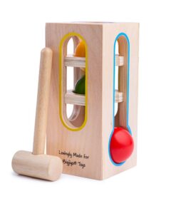 Jucarie pentru dexteritate- Turnuletul bilelor, BIGJIGS Toys, BB102, 691621531020