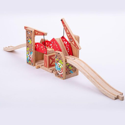 Pod mobil din lemn - Graffiti, BIGJIGS Toys, BJT371, 691621003718