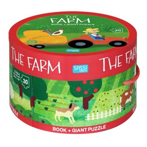 Puzzle (30 piese) cu carte - Ferma, Sassi, 978-88-303-0148-1, 9788830301481