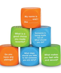 Cuburi pentru conversatii - Descoperim emotiile, Learning Resources, LER6369, 765023063691