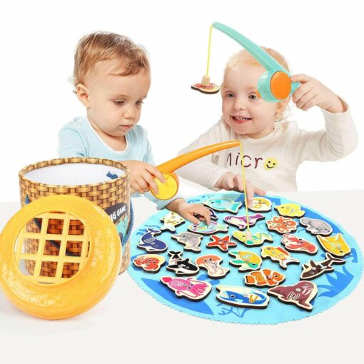 Joc magnetic de pescuit - 30 piese, Topbright, 120360, 6971325130175 - imagine 2