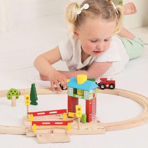 Set de bariere, BIGJIGS Toys, BJT226, 691621092262 - imagine 4