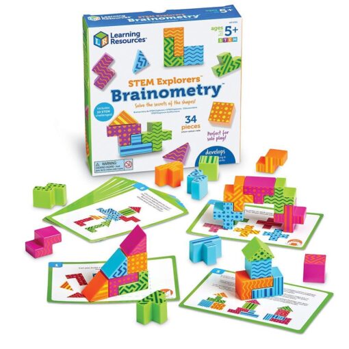 Joc de logica STEM - Brainometry?, Learning Resources, LER9306, 765023093063