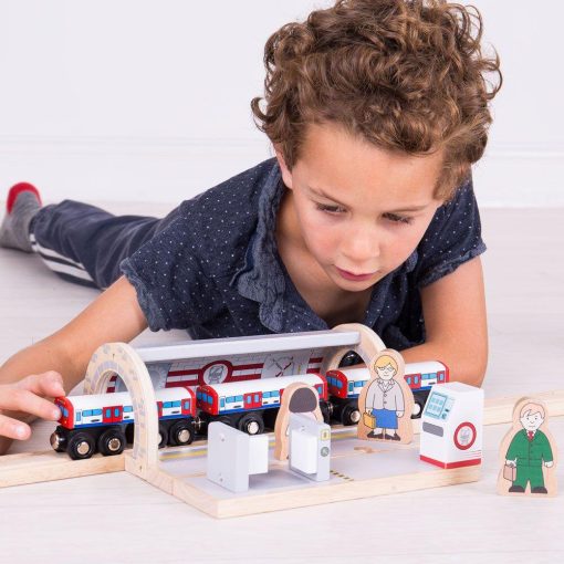 Statie subterana, BIGJIGS Toys, BJT277, 691621642771 - imagine 10