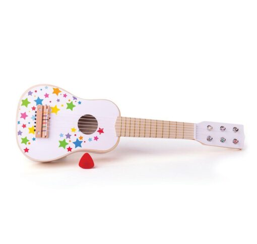 Chitara din lemn, BIGJIGS Toys, BJ923, 691621729236 - imagine 2