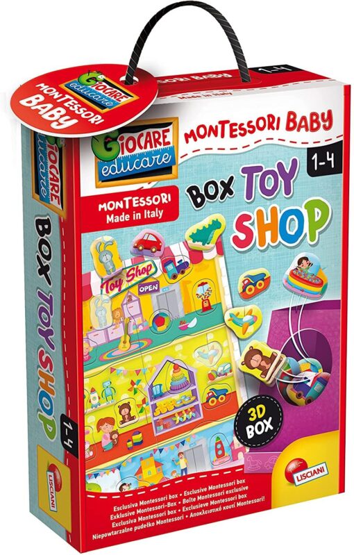 Cutiuta Montessori - Magazinul de jucarii, LISCIANI, L92734, 8008324092734