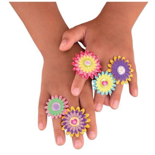 Set creativ - Inele cu floricele, Galt, 1005218, 5011979589934 - imagine 2