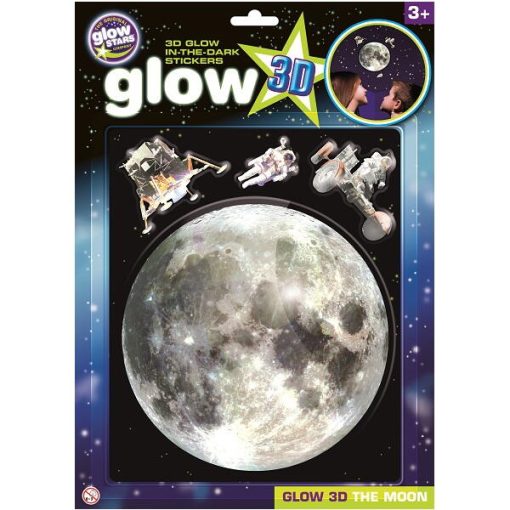 Abtibilduri 3D reflectorizante - Luna, Brainstorm, B8106, 5060122732734