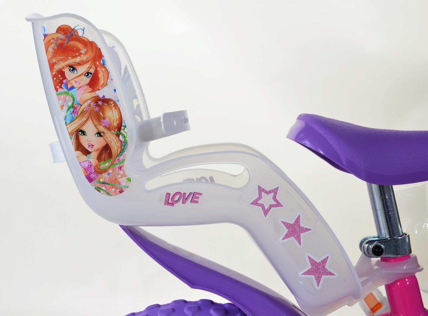 Bicicleta copii 14'' Winx, DINO BIKES, 144R WX7, 8006817900412 - imagine 4