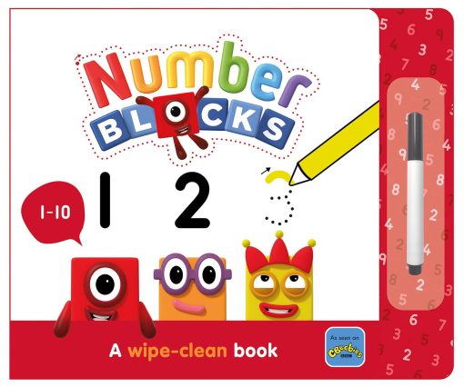Carticica Scriu si sterg Numberblocks 1-10, Numberblocks, 9781782269540