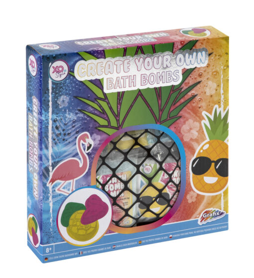 Bila efervescenta pentru baie - Ananas, Grafix, 450003, 8715427068558