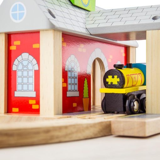 Gara din lemn, BIGJIGS Toys, BJT215, 691621092156 - imagine 4
