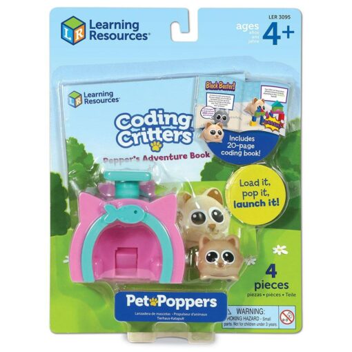 Joc codare - Casuta pisicutei Popper, Learning Resources, LER3095, 765023030952 - imagine 3