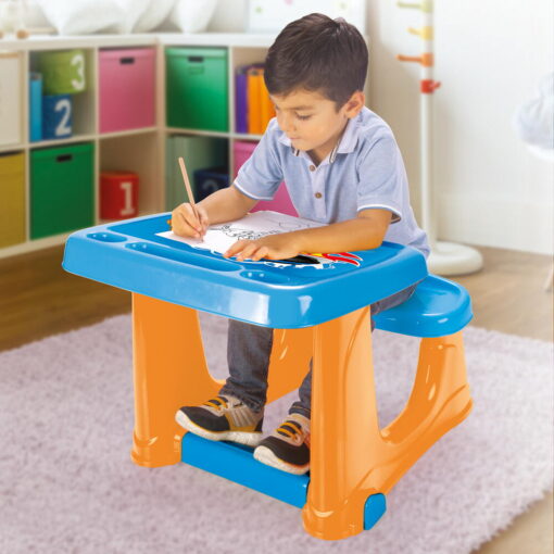 Masuta de studiu cu scaun - Hot Wheels, HOT WHEELS, D2310, 8690089023100 - imagine 2
