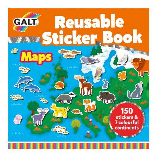 Cartea mea cu stickere - Harta, Galt, 1005287, 5011979591913