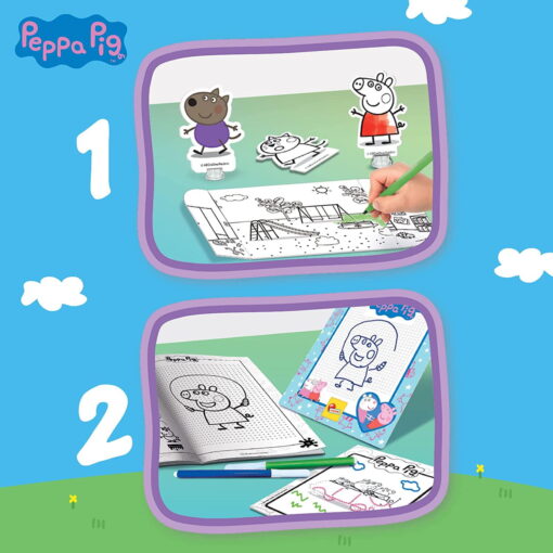 Kit creatie cu ghiozdanel - Peppa Pig, LISCIANI, L95841, 8008324095841 - imagine 4