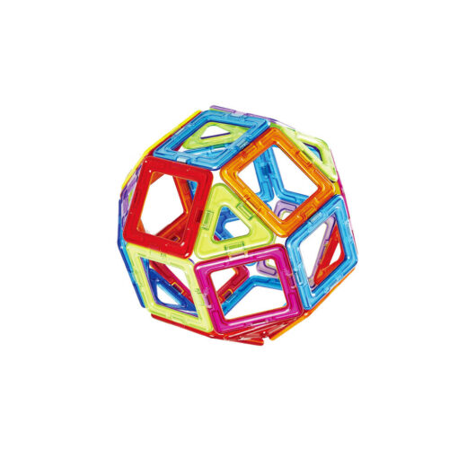 Joc de constructie magnetic - 30 piese, MAGPLAYER, MPB-30, 6940482200403 - imagine 3