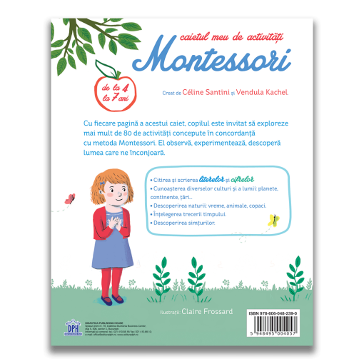 Caietul meu de activitati Montessori, DPH, 978-606-048-239-0, 5948495004057 - imagine 2