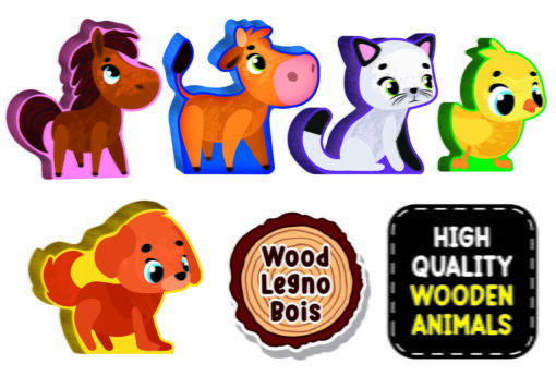 Joc Montessori - Distractie cu animalute, LISCIANI, L96886, 8008324096886 - imagine 3