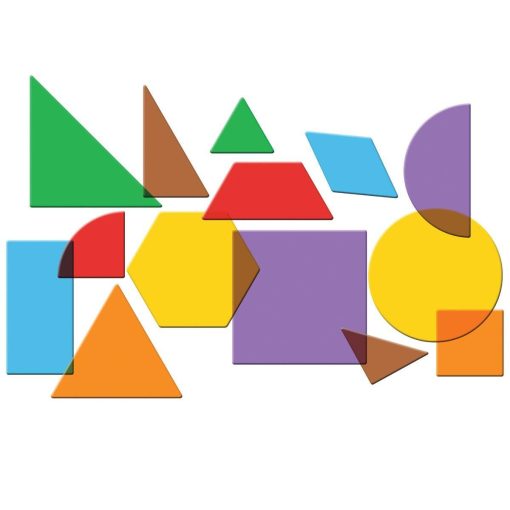 Forme geometrice transparente (408 piese), Learning Resources, LER1766, 765023817669 - imagine 3
