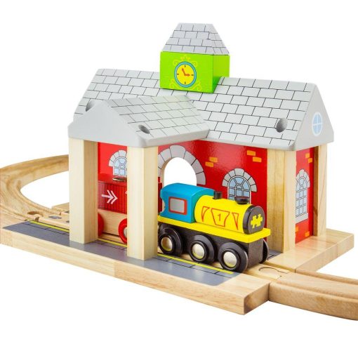 Gara din lemn, BIGJIGS Toys, BJT215, 691621092156 - imagine 3