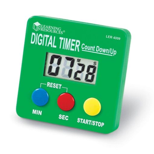 Cronometru digital, Learning Resources, LER4339, 765023043396 - imagine 2
