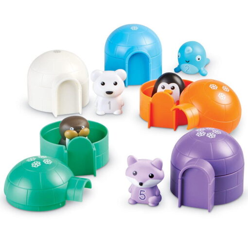 Joc de sortare - Animalute polare, Learning Resources, LER6811, 765023068115 - imagine 2