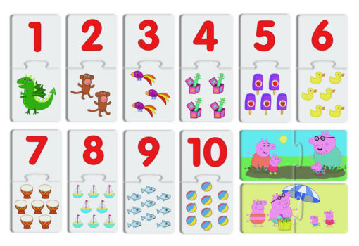 Primul meu joc cu numere - Peppa Pig, LISCIANI, L95292, 8008324095292 - imagine 3