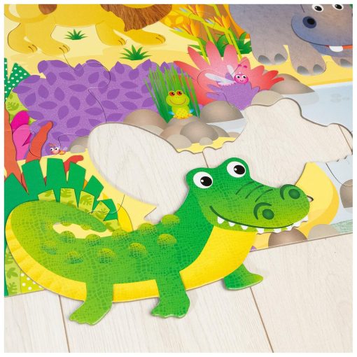 Puzzle Podea: Jungla (30 piese), Galt, A0858B, 5011979316936 - imagine 3