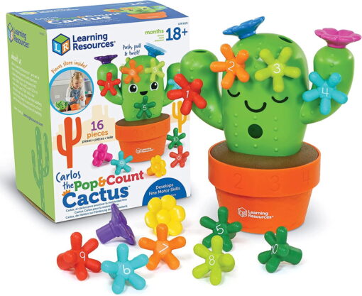 Joc de potrivire cu numere - Cactusul Carlos, Learning Resources, LER9125, 765023091250 - imagine 2