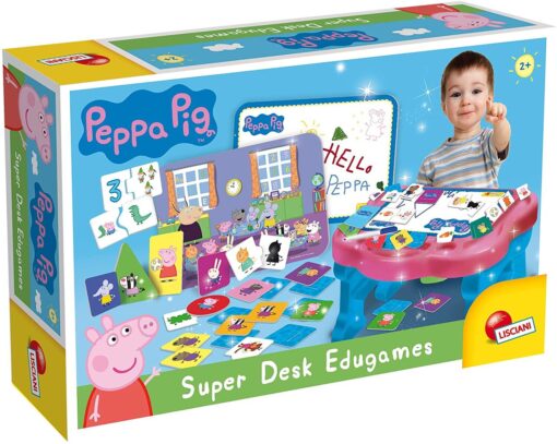 Masuta cu activitati Peppa Pig, LISCIANI, L89208, 8008324089208
