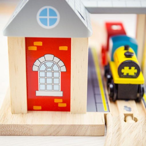 Gara din lemn, BIGJIGS Toys, BJT215, 691621092156 - imagine 5