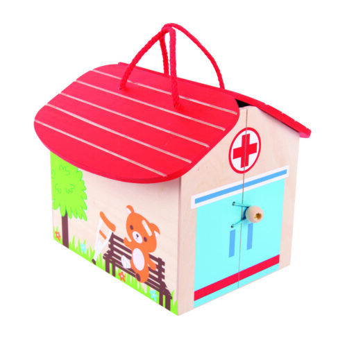 Mini Spitalul animalelor, BIGJIGS Toys, BJ682, 691621006825 - imagine 2