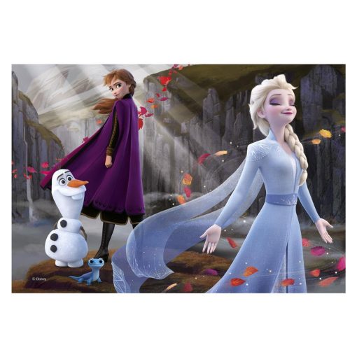 Puzzle 2 in 1 - Frozen II (2 x 77 piese), Dino, 386174, 8590878386174 - imagine 3
