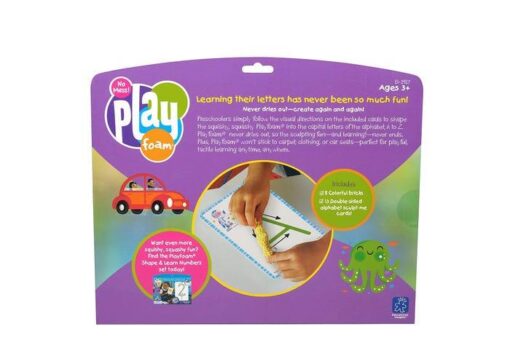 Spuma de modelat Playfoam? - Descopera alfabetul, Educational Insights, EI-1917, 086002019172 - imagine 4