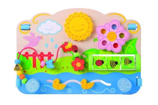 Centru de activitati - In gradina, BIGJIGS Toys, BB115, 691621531150