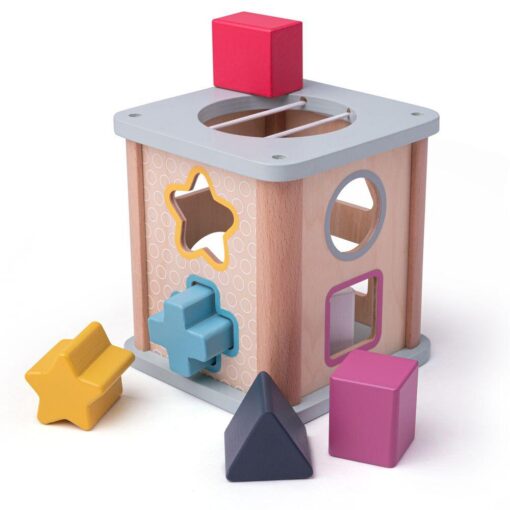 Joc sortare - Cubul magic, BIGJIGS Toys, 33010, 691621810002