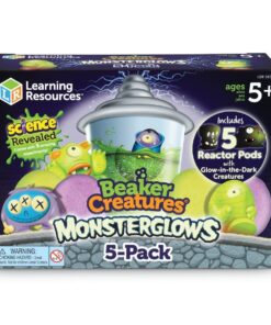 Monstruletii din laborator ? Set reflectorizant (5 capsule), Learning Resources, LER3833, 765023038330