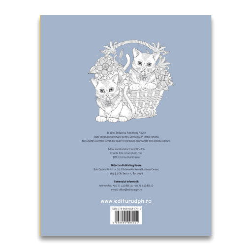 Colorez pisici - carte de colorat, DPH, 978-606-048-379-3, 5948495005511 - imagine 2