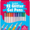Set 12 pixuri cu gel si sclipici, Galt, 1004846, 5011979579348