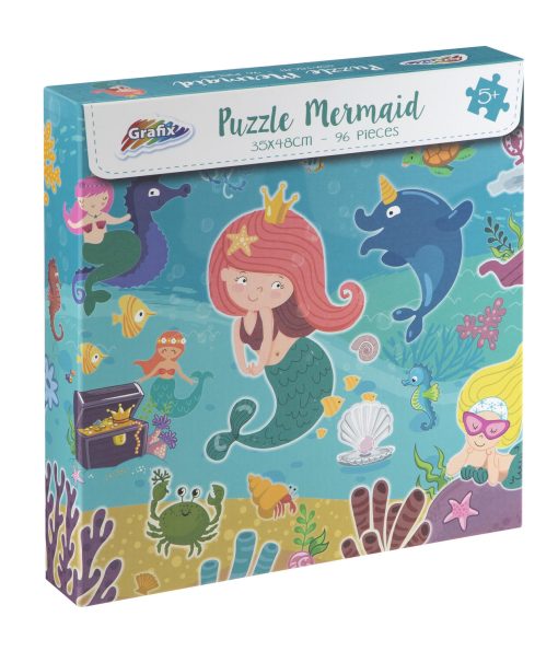 Puzzle - Sirene jucause (96 piese), Grafix, 400016, 8715427067155