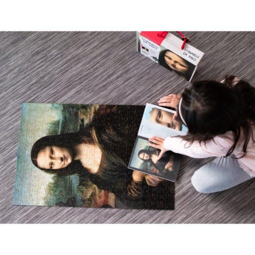 Puzzle Mona Lisa (300 piese+carte), Sassi, 978-88-303-0112-2, 9788830301122 - imagine 6