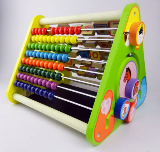 Centru de activitati - litere si imagini in romana, BIGJIGS Toys, OEM022, 691621460221 - imagine 2