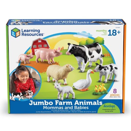 Set ferma - Mama si puiul, Learning Resources, LER0835, 765023008357 - imagine 3