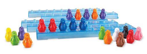 Set de matematica - pinguinii pe gheata, Learning Resources, LER3311, 765023833119 - imagine 5