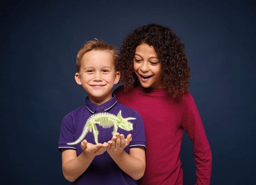 Schelet Triceratops reflectorizant, Brainstorm, B8804, 5060122734240 - imagine 4