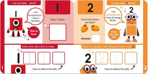 Carticica Scriu si sterg Numberblocks 1-10, Numberblocks, 9781782269540 - imagine 2