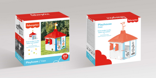 Casuta pentru copii - Animalute vesele, Fisher Price, FP1850, 8690089018502 - imagine 3