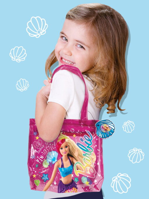 Gentuta de plaja cu nisip kinetic - Barbie, LISCIANI, L91959, 8008324091959 - imagine 4