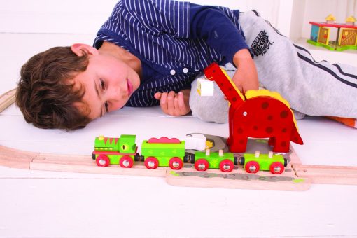 Macara-Dinozaur, BIGJIGS Toys, BJT241, 691621092415 - imagine 7